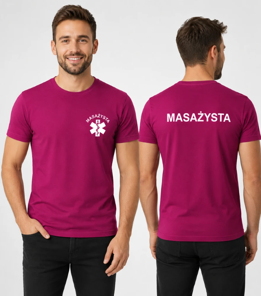 Koszulka Męska Masażysta 160g - Basic