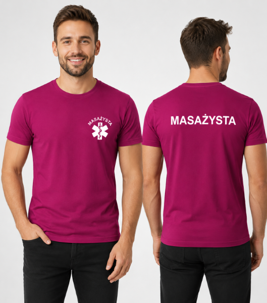 Koszulka Męska Masażysta 160g - Basic