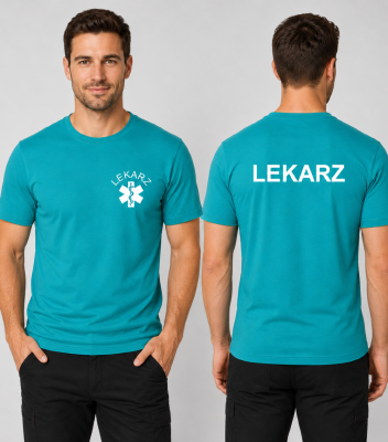Koszulka Męska Lekarz 160g - Basic