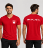 Koszulka V-neck Męska Masażysta 180g - Slim Fit