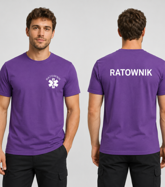 Koszulka Męska Ratownik 160g - Basic