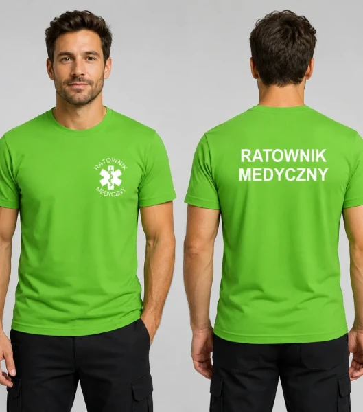 Koszulka Męska Medyczna Ratownik Medyczny