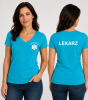 Koszulka V-neck Damska Lekarz 180g - Fit V-neck