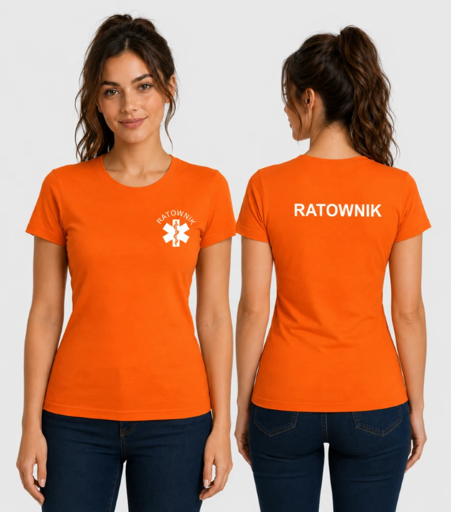 Koszulka Damska Ratownik 160g - Basic