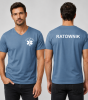 Koszulka V-neck Męska Ratownik 180g - Slim Fit