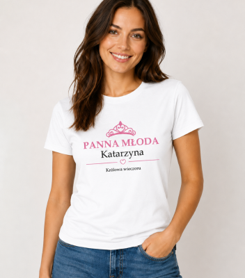 Koszulka Panna Młoda Z Imieniem