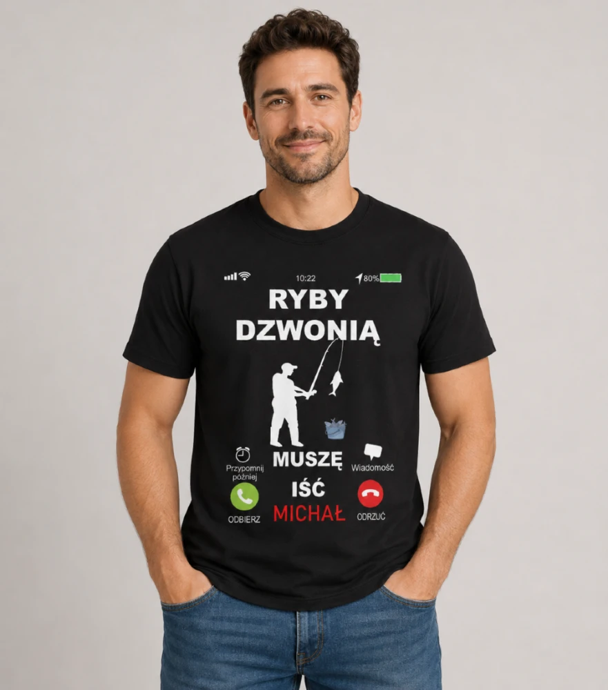 Koszulka Ryby Dzwonią Muszę Iść