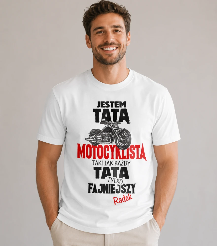 Koszulka Dla Taty Motocyklista