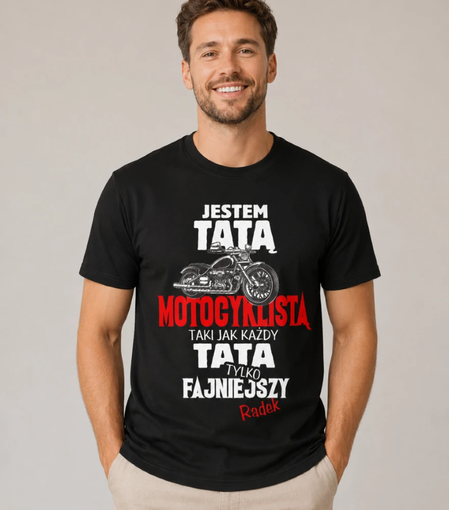 Koszulka Dla Taty Motocyklista