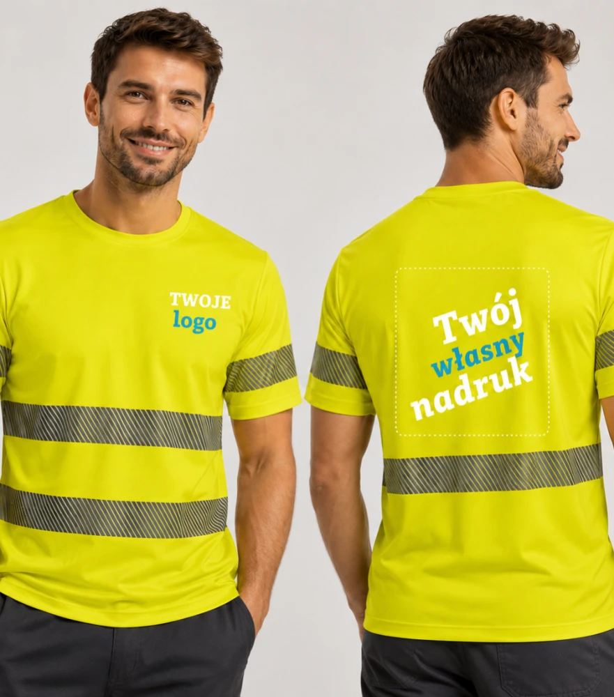 Koszulka Unisex Z Własnym Nadrukiem 150g-HV Dry