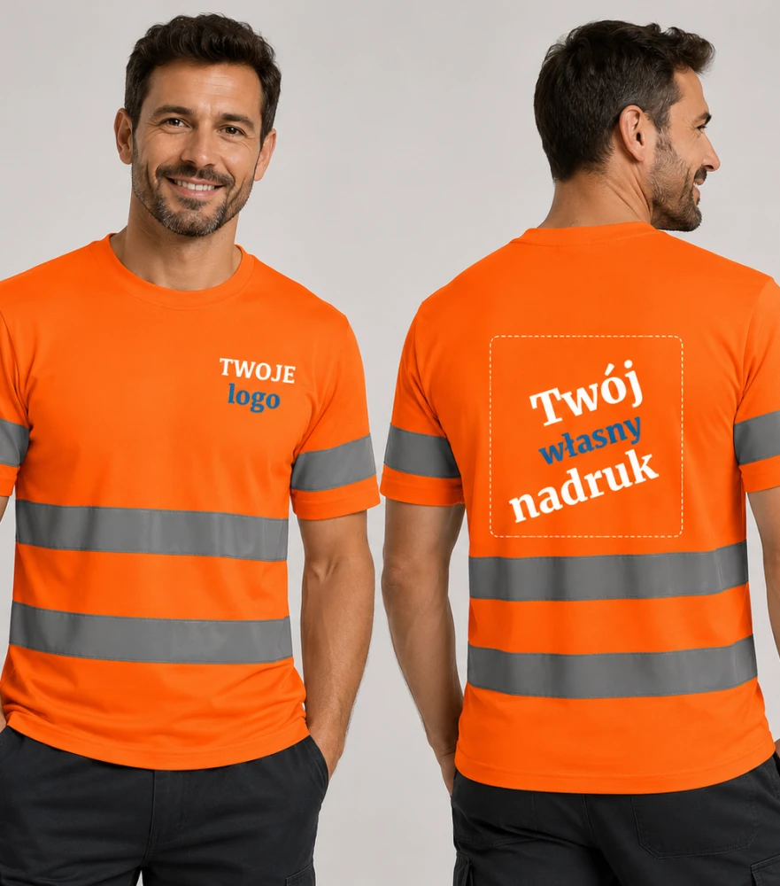 Koszulka Unisex Z Własnym Nadrukiem 175g- HV Protect