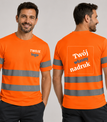 Koszulka Unisex Z Własnym Nadrukiem 175g - HV Protect