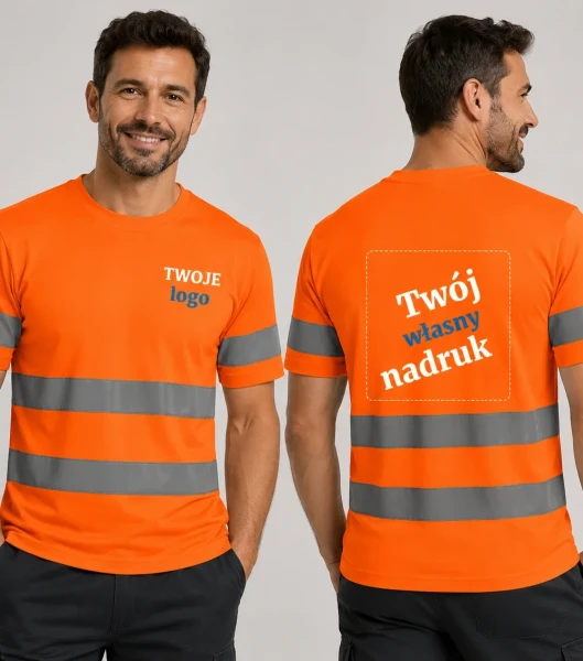 Koszulka Unisex Z Własnym Nadrukiem 175g- HV Protect