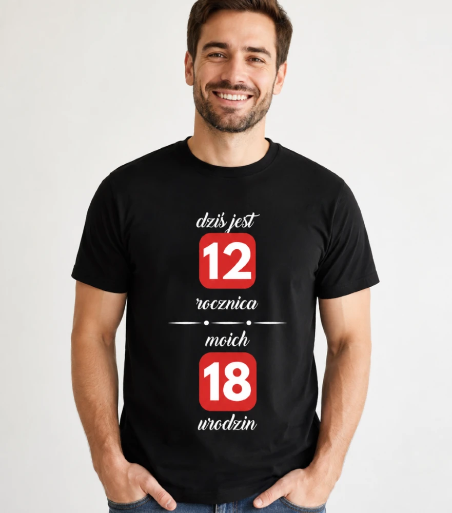 Koszulka Męska Prezent Na Urodziny