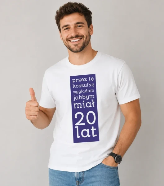 Koszulka Męska T-Shirt Urodzinowa Na Prezent
