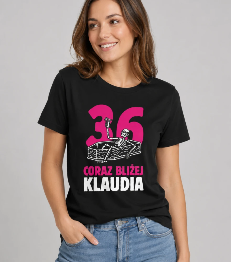 Koszulka Damska Prezent Coraz Bliżej