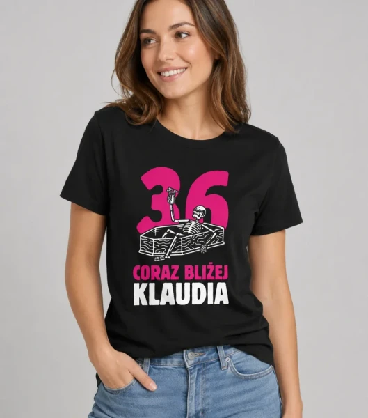 Koszulka Damska Prezent Coraz Bliżej