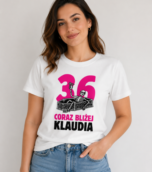 Koszulka Damska Prezent Coraz Bliżej