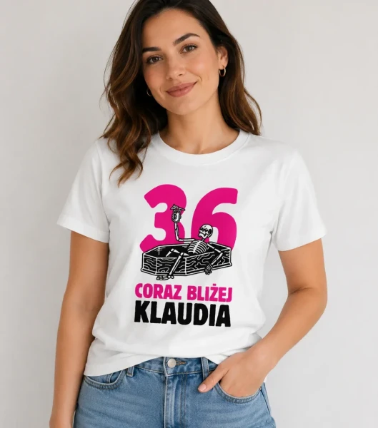 Koszulka Damska Prezent Coraz Bliżej
