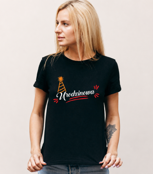 Koszulka Damska T-Shirt Urodzinowa Na Prezent