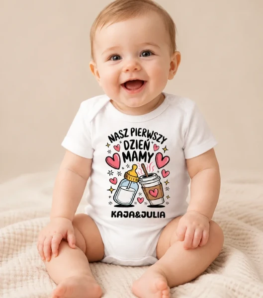 Body Dziecięce Nasz Pierwszy Dzień Mamy