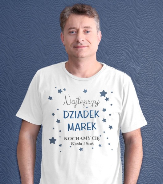 Koszulka Dla Dziadka  Z Imionami