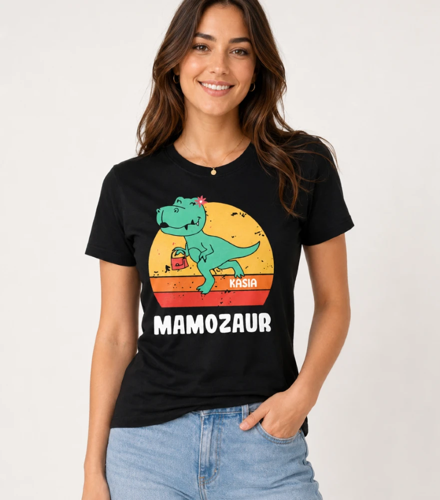Koszulka Mamozaur z Imieniem