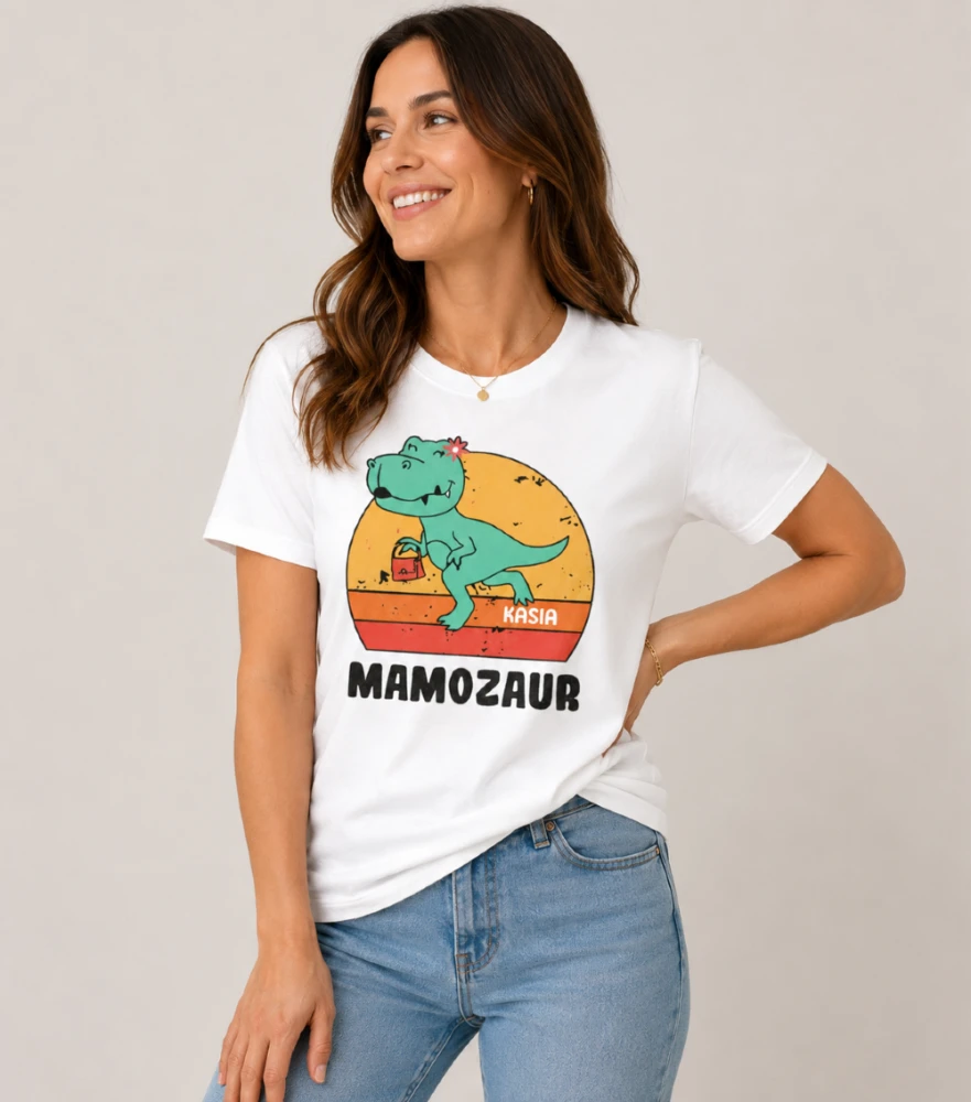 Koszulka Mamozaur z Imieniem