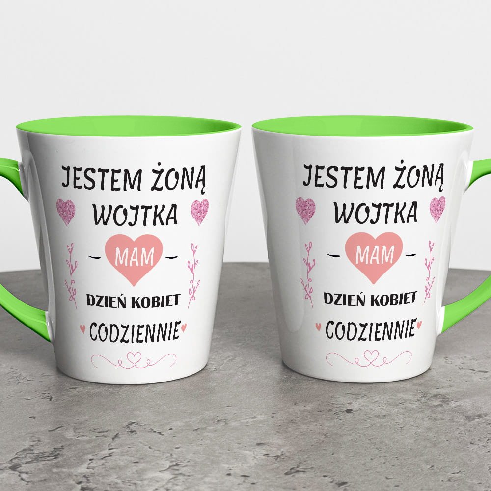 Kubek Latte Na Dzień Kobiet Z Imieniem