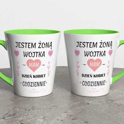 Kubek Latte Na Dzień Kobiet Z Imieniem