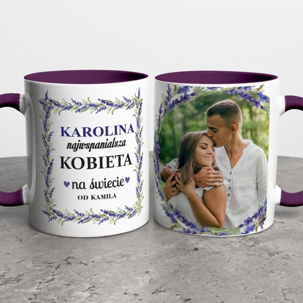 Kubek Na Dzień Kobiet Ze Zdjęciem I Imionami