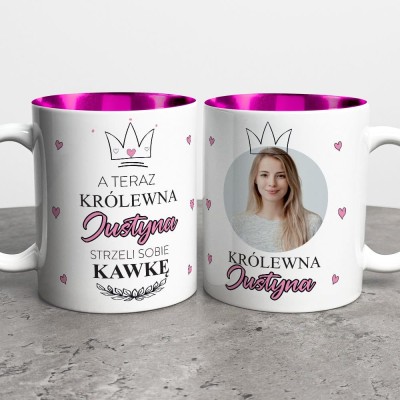 Kubek Na Dzień Kobiet Z Imieniem i Zdjęciem