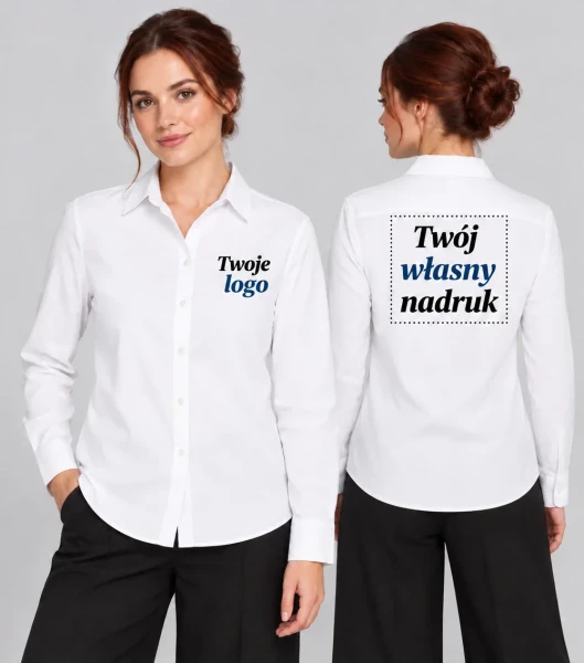 Koszula Damska z Własnym Nadrukiem 115g - JHK Oxford Lady