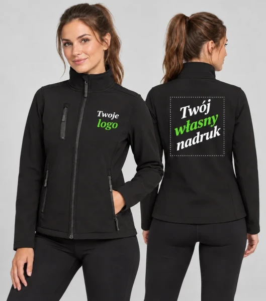 Kurtka Damska Softshell z Własnym Nadrukiem 300g - JHK Softshell Lady