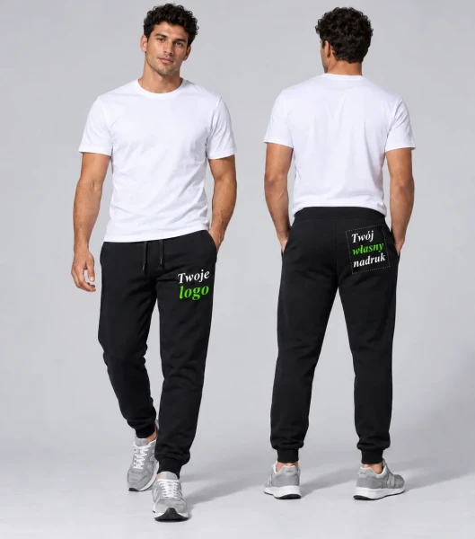 Spodnie Unisex Dresowe z Własnym Nadrukiem 290g - JHK Cuff Sweat Pants