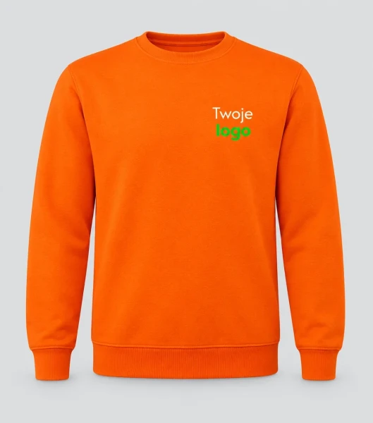 JHK Classic Sweat - pomarańczowy - Twoje logo