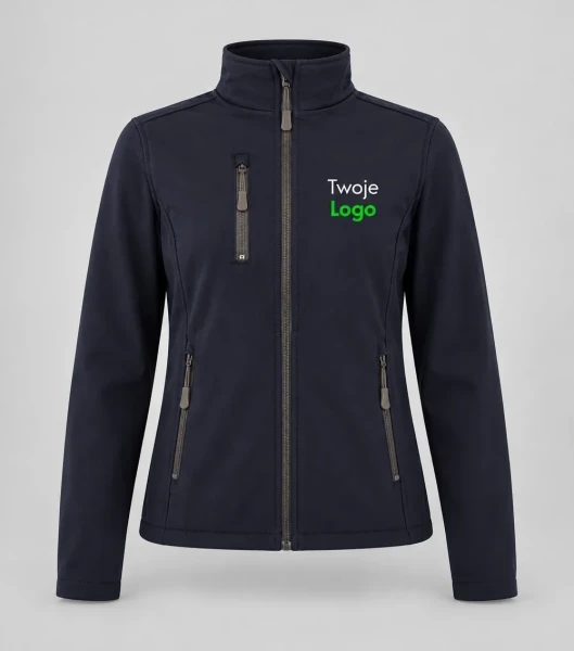 JHK Softshell Lady - granatowy - Twoje logo