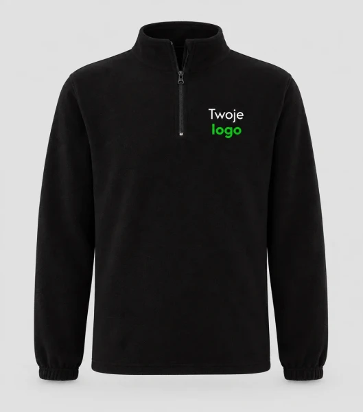JHK Micro Fleece Man - czarny - Twoje logo