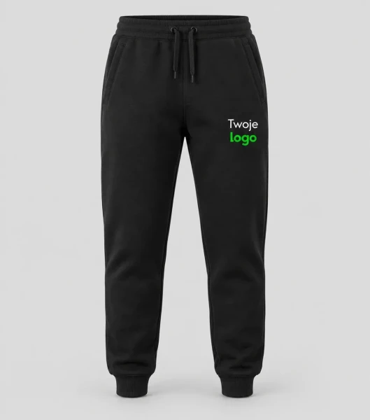 JHK Cuff Sweat Pants - czarny - Twoje logo