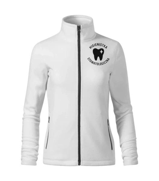 Polar Damski Higienistka stomatologiczna 300g - Factor – biały – przód bez modela