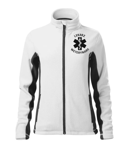 Polar Damski Lekarz weterynarii 220g - Frosty – biały – przód bez modela