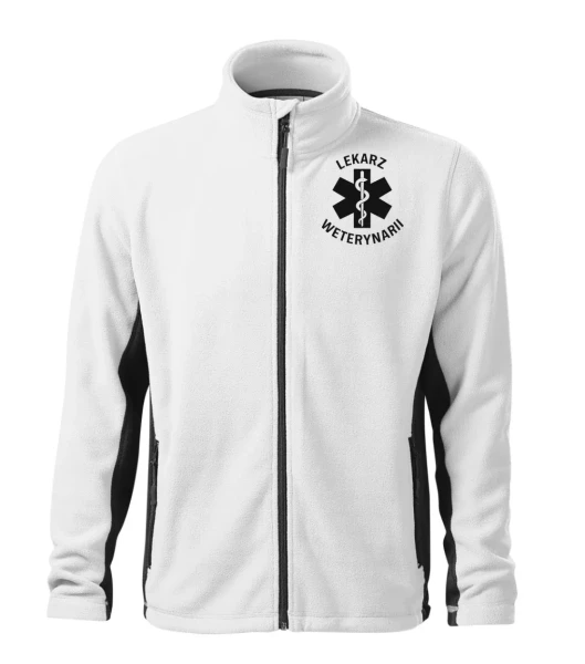 Polar Męski Lekarz weterynarii 220g - Frosty – biały – przód bez modela