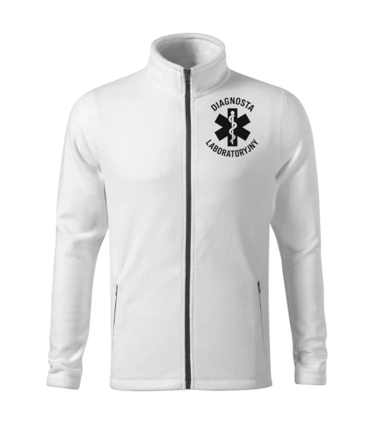 Polar Męski Diagnosta laboratoryjny 300g - Factor – biały – przód bez modela