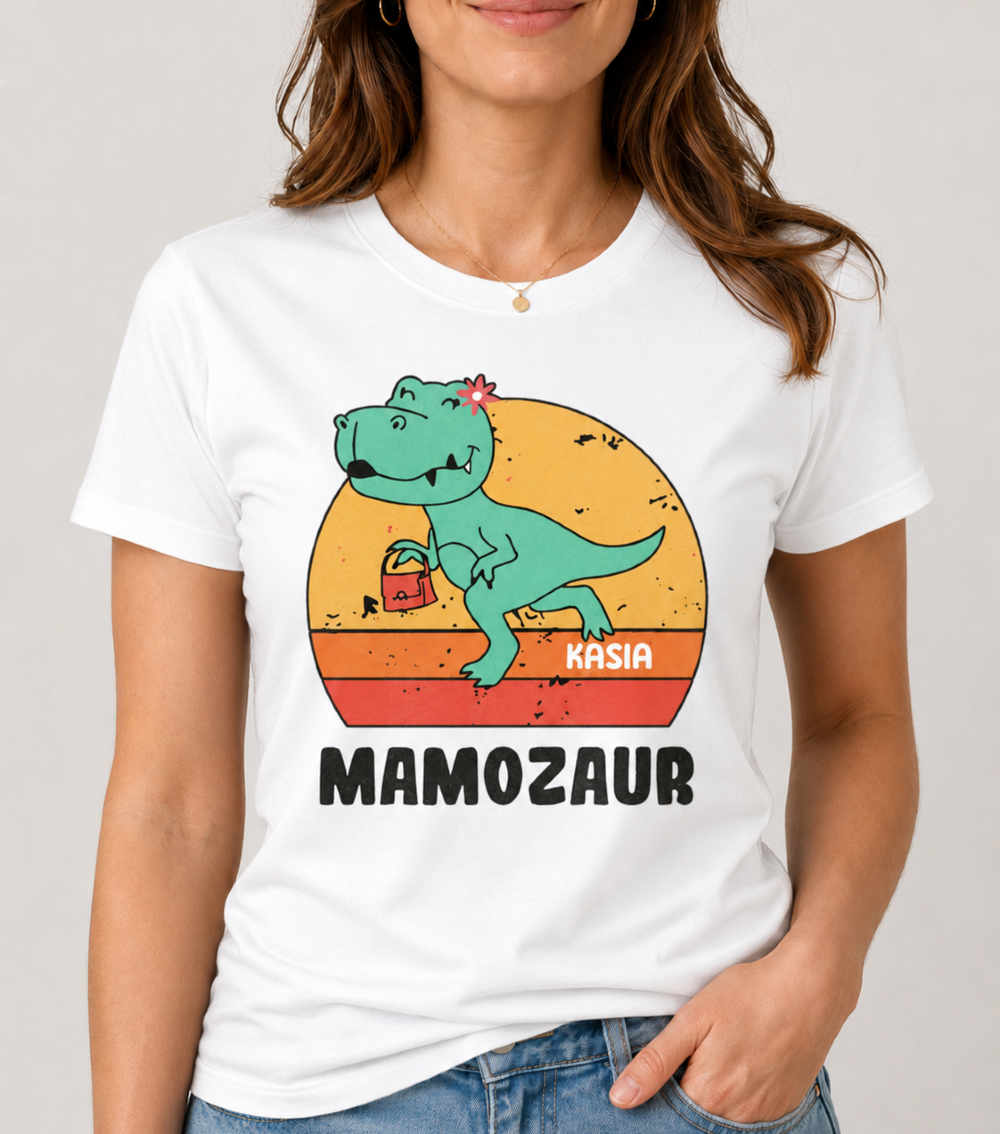 Koszulka Mamozaur z Imieniem