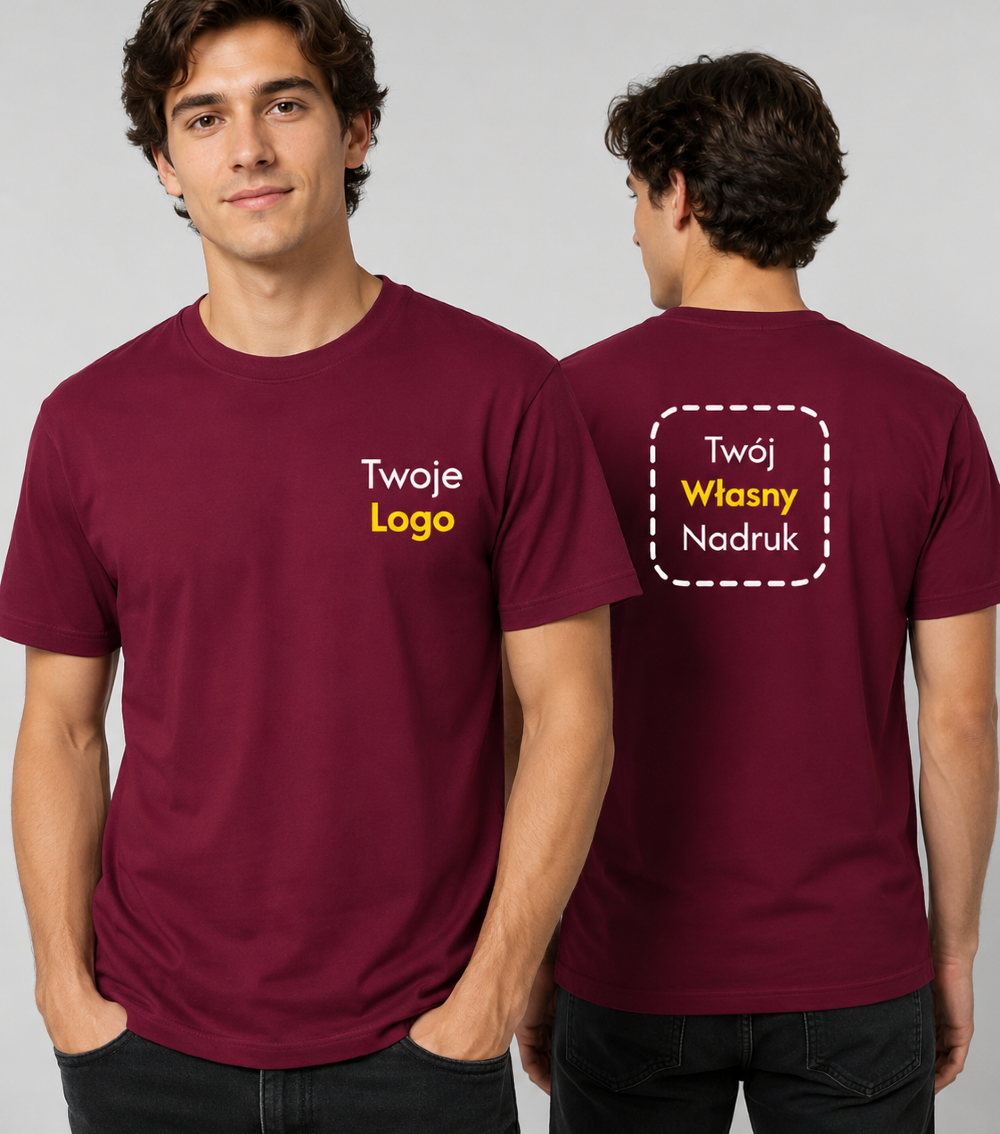 Koszulka Unisex T-shirt z Własnym Nadrukiem 200g - Stage