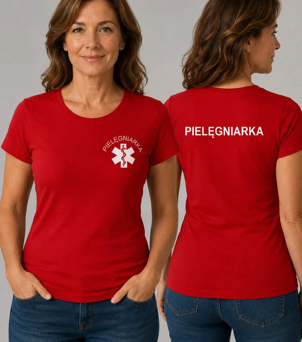 Koszulka Damska Pielęgniarka 160g - Basic