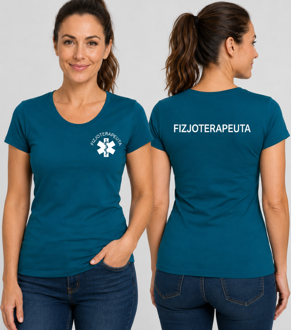 Koszulka Damska Fizjoterapeuta 160g - Basic